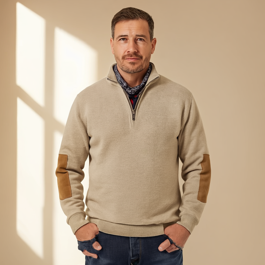 Sweter Dylan z półzamkiem dla mężczyzn
